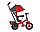 Детский трёхколёсный велосипед Formula FA3R красный, фото 6