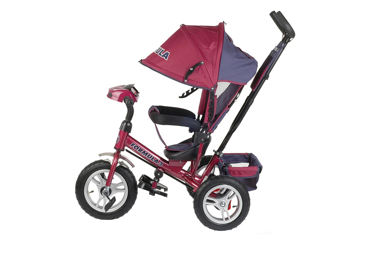 Детский трёхколёсный велосипед Formula FA3V фиолетовый - фото 5 - id-p223414560