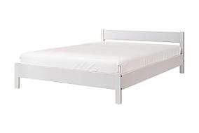Кровать Эби белая массив с основанием фабрика Браво  - 2 цвета