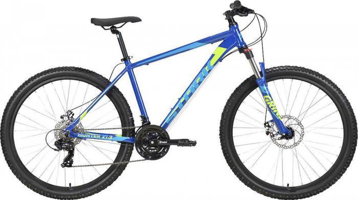 Горный велосипед хардтейл 27.5 дюймов мужской алюминиевый легкий скоростной STARK Hunter 27.2 D синий 16 рама - фото 1 - id-p223415545