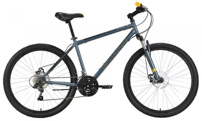 Горный велосипед хардтейл кросс кантри взрослый мужской скоростной стальной STARK Outpost 26.1 D Steel серый - фото 1 - id-p223415553