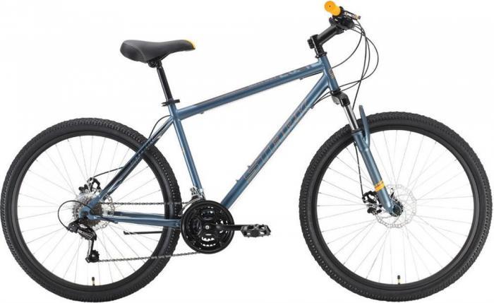 Горный велосипед хардтейл кросс кантри взрослый мужской скоростной стальной STARK Outpost 26.1 D Steel серый - фото 2 - id-p223415553