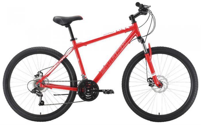 Горный велосипед хардтейл кросс кантри взрослый скоростной алюминиевый STARK Outpost 26.2 D красный 16 рама - фото 1 - id-p223415558