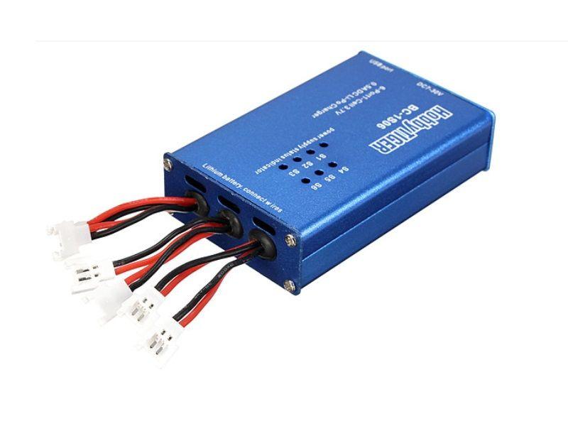 Зарядное устройство HobbyTiger BC-1S06 для заряда шести аккум. 1S Li-Po, 6x500mAh, Molex - фото 2 - id-p223419536