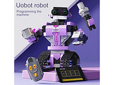 Радиоуправляемый конструктор RCM робот UOBOT, фиолетовый (318 деталей), фото 3