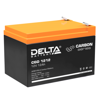 Аккумулятор для ИБП 12В/12Ач Delta CGD 1212 срок службы 15 лет - фото 1 - id-p223427026