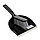 Комплект для уборки: щётка-смётка и совок ВОТ! Black SPB050-BLACK, фото 4