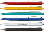 Ручка шариковая автоматическая Schneider К15 корпус ассорти, стержень синий