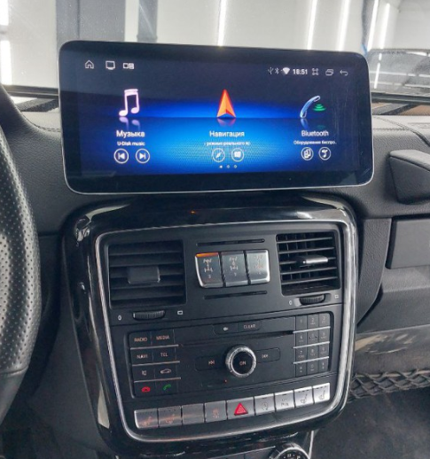 Монитор 12,3" для Mercedes-Benz G-Класс 2014-2019 NTG 5.0/5.1 Android 13 - фото 2 - id-p223433226