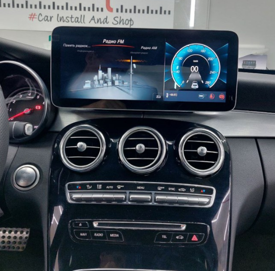 Монитор 12,3" для Mercedes-Benz GLA 2014-2019 NTG 5.0/5.1 Android 13 - фото 3 - id-p223436803