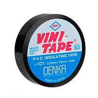 VINI-TAPE Denka 101 Изолента черная 0,2мм х 19мм х 10м