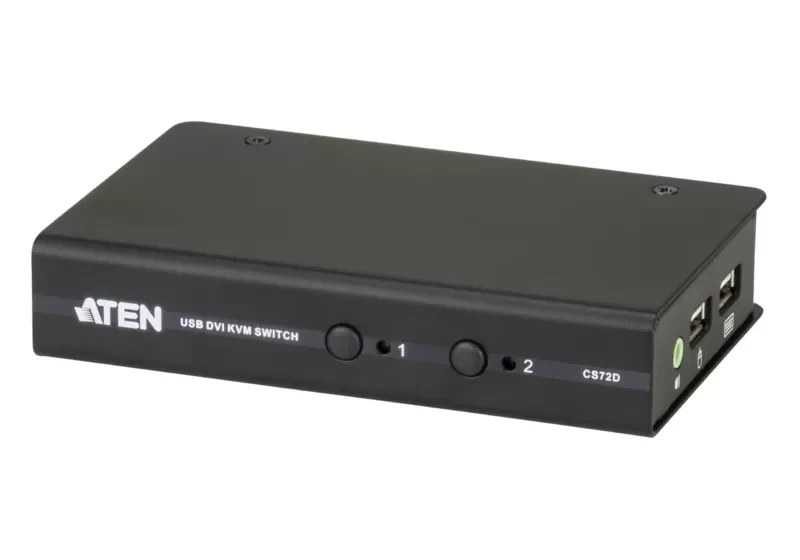 KVM-переключатель ATEN CS72D-AT. 2-портовый USB DVI KVM-переключатель - фото 1 - id-p219345953