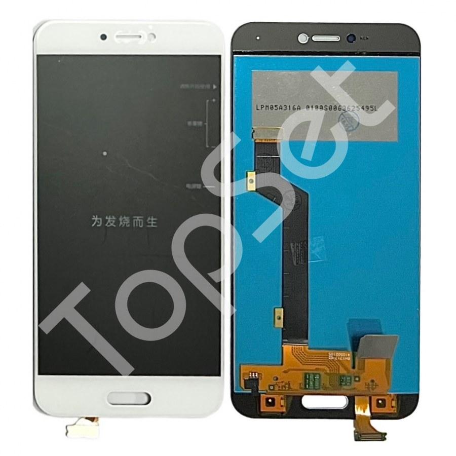 Дисплей (Модуль) Xiaomi Mi 5C/Mi5C в сборе с тачскрином Белый - фото 1 - id-p179913910
