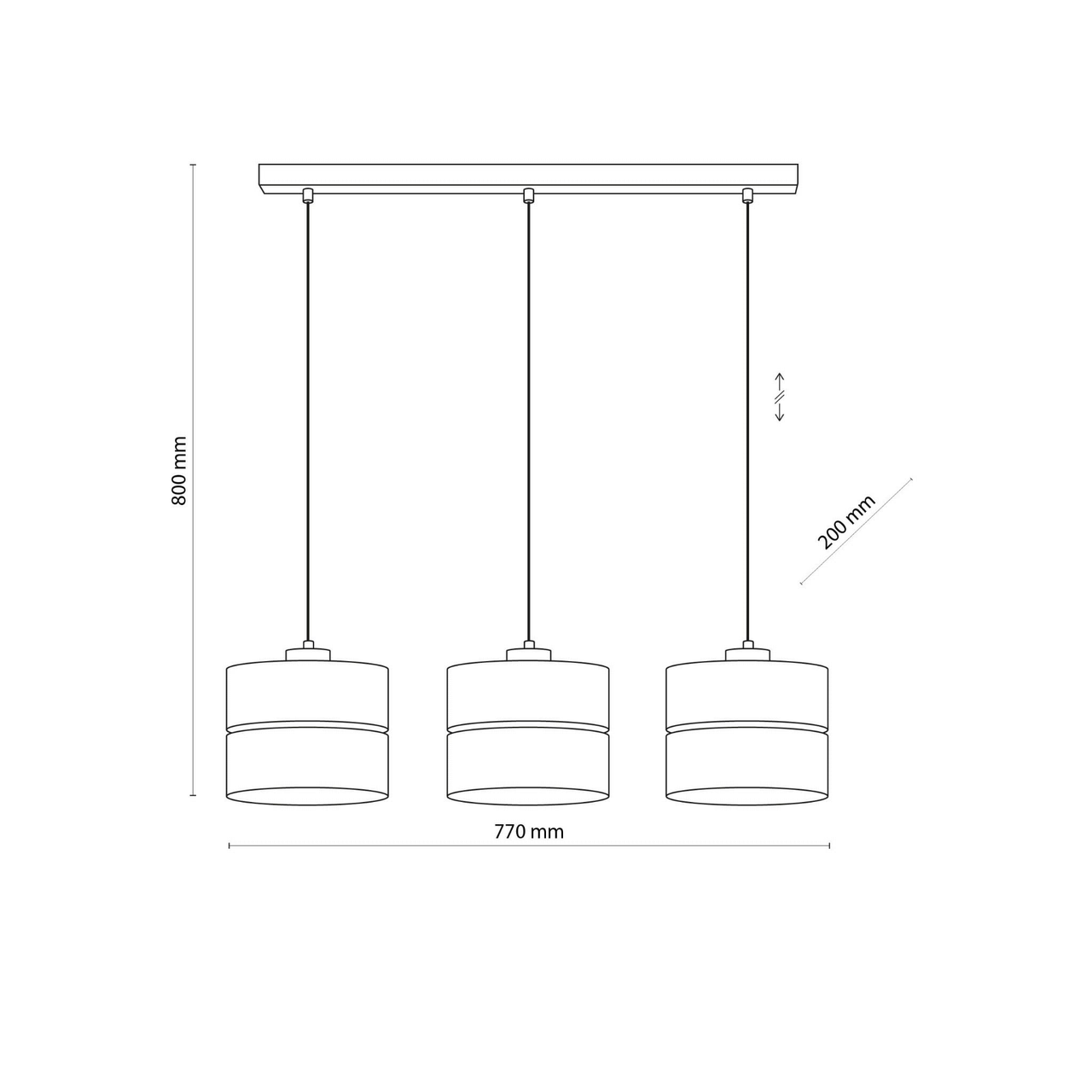 ПОДВЕСНОЙ СВЕТИЛЬНИК ECO 3 PŁ 5771 TK LIGHTING - фото 3 - id-p223442624