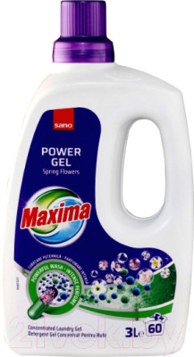 Гель для стирки Sano Maxima Laundry Gel с ароматом весенних цветов - фото 1 - id-p223435556