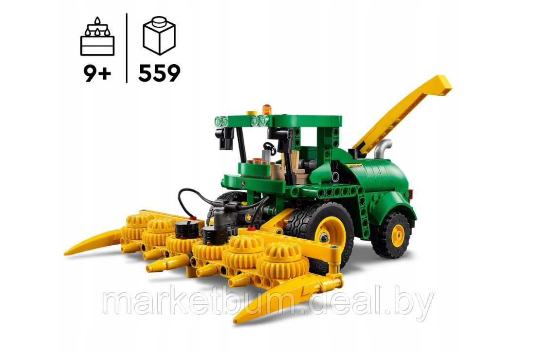 Конструктор LEGO Technic 42168, John Deere 9700 - фото 5 - id-p223442677
