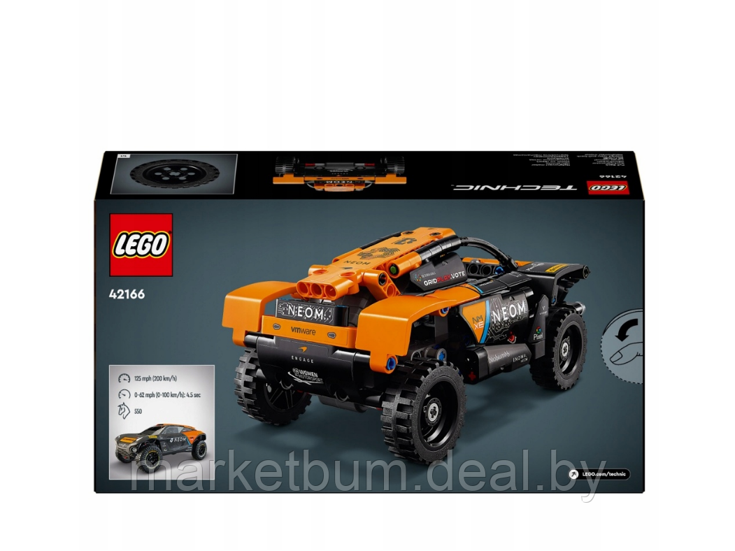 Конструктор LEGO Technic 42166, Гоночный автомобиль McLaren Extreme E NEOM - фото 2 - id-p223442777