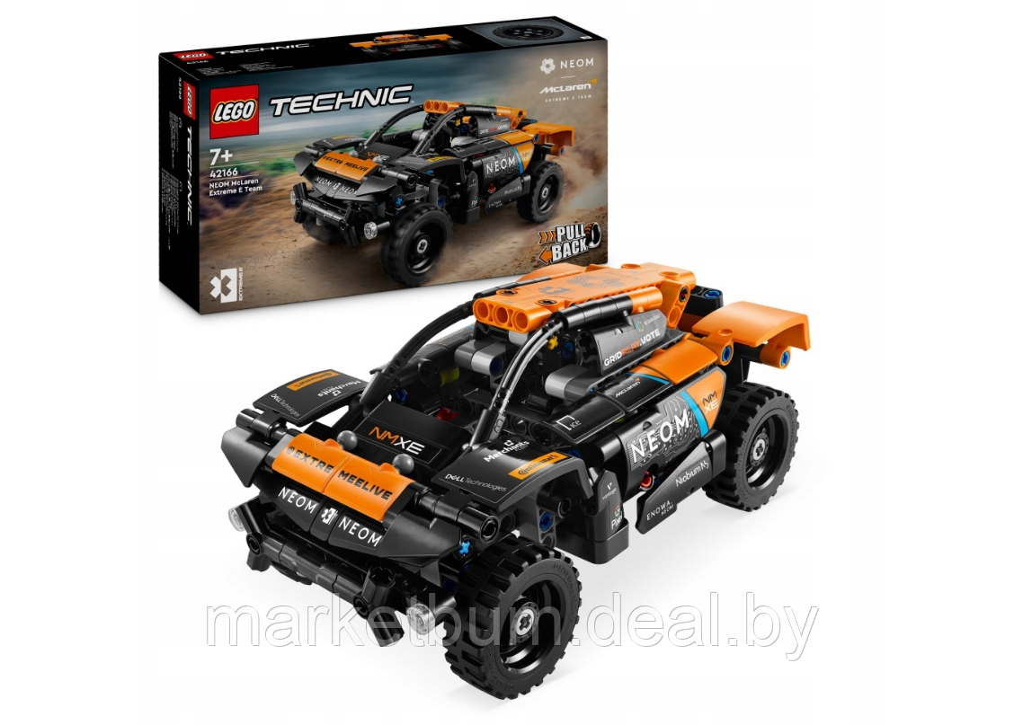 Конструктор LEGO Technic 42166, Гоночный автомобиль McLaren Extreme E NEOM - фото 1 - id-p223442777