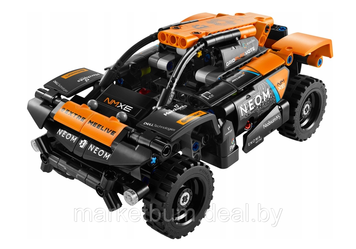 Конструктор LEGO Technic 42166, Гоночный автомобиль McLaren Extreme E NEOM - фото 7 - id-p223442777