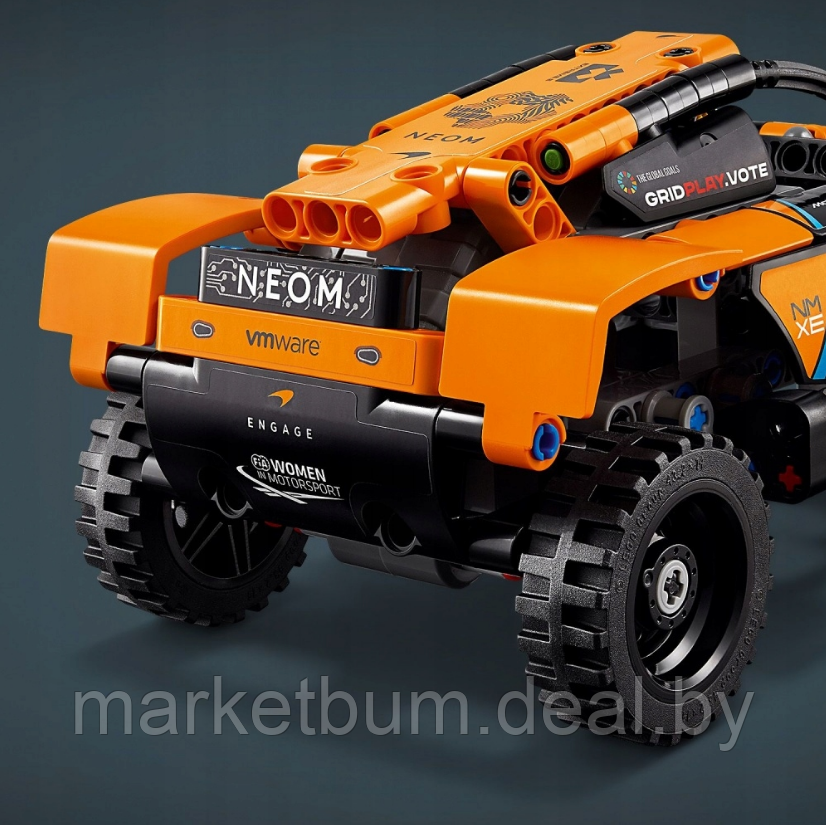 Конструктор LEGO Technic 42166, Гоночный автомобиль McLaren Extreme E NEOM - фото 8 - id-p223442777