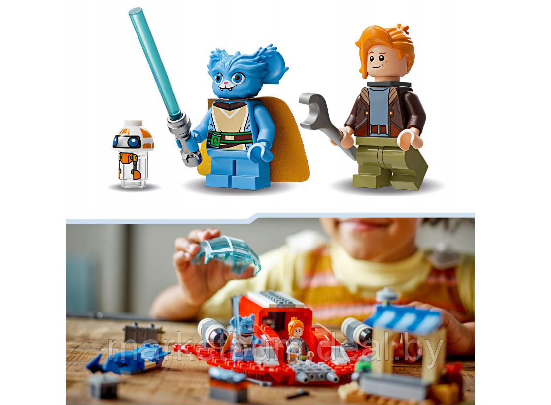 Конструктор LEGO Star Wars 75384, Багровый ястреб - фото 4 - id-p223442975