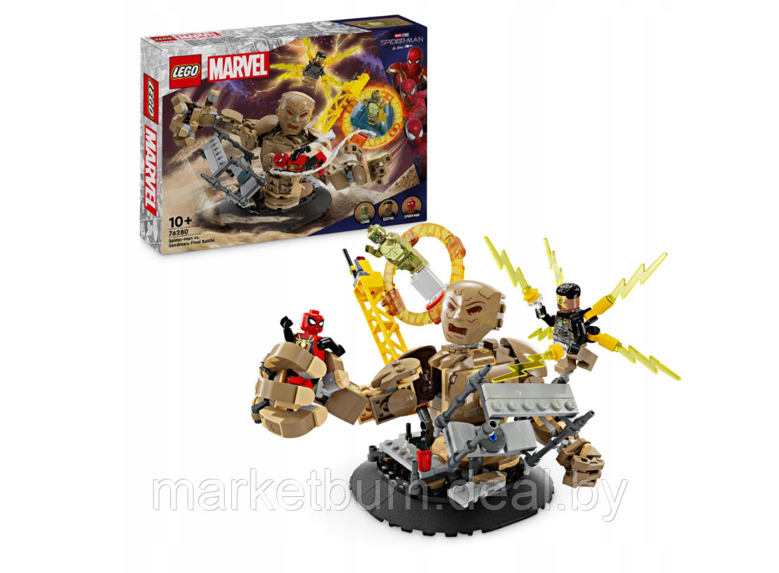Конструктор LEGO Marvel 76280, Человек-паук против Песочного человека - фото 1 - id-p223454262