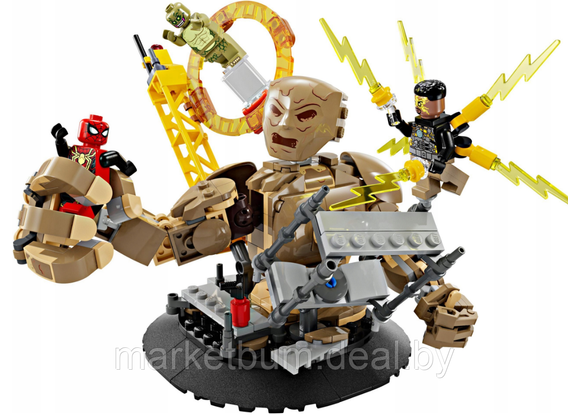 Конструктор LEGO Marvel 76280, Человек-паук против Песочного человека - фото 4 - id-p223454262
