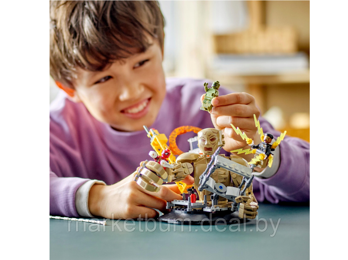 Конструктор LEGO Marvel 76280, Человек-паук против Песочного человека - фото 7 - id-p223454262
