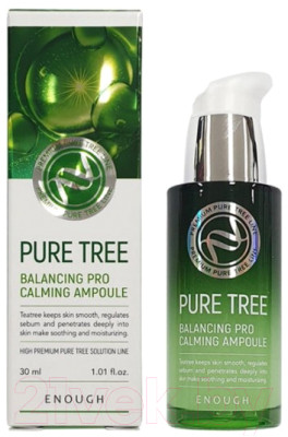 Сыворотка для лица Enough Pure Tree Balancing Pro Calming Ampoule - фото 2 - id-p223455132