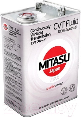 Трансмиссионное масло Mitasu CVT Fluid 100% Synthetic / MJ-322-4 - фото 1 - id-p223443638