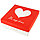 Подарочная коробочка с сердцем "Be my love" (Будь моей любовью) 23,5*23,5,5*9,5 см., фото 2