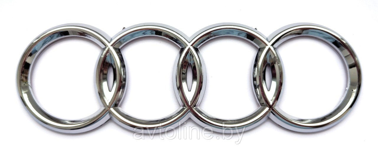 Эмблема AUDI 180*58 мм (скотч) EMB-AUDI180 - фото 1 - id-p223412972