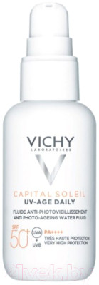 Крем солнцезащитный Vichy Capital Soleil Uv-Age Daily Против признаков фотостарения SPF50+ - фото 3 - id-p223446438