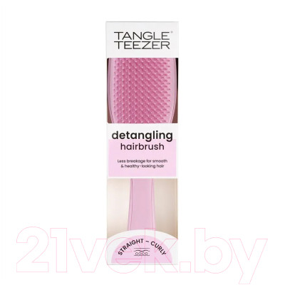 Расческа-массажер Tangle Teezer The Ultimate Wet Detangler Rosebud Pink - фото 10 - id-p223459586