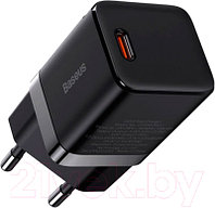 Адаптер питания сетевой Baseus GaN3 Fast Charger 1C 30W EU / CCGN010101