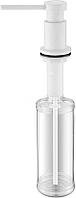 Дозатор для жидкого мыла Paulmark Brevit D005-431(WH) (белый/белый матовый)