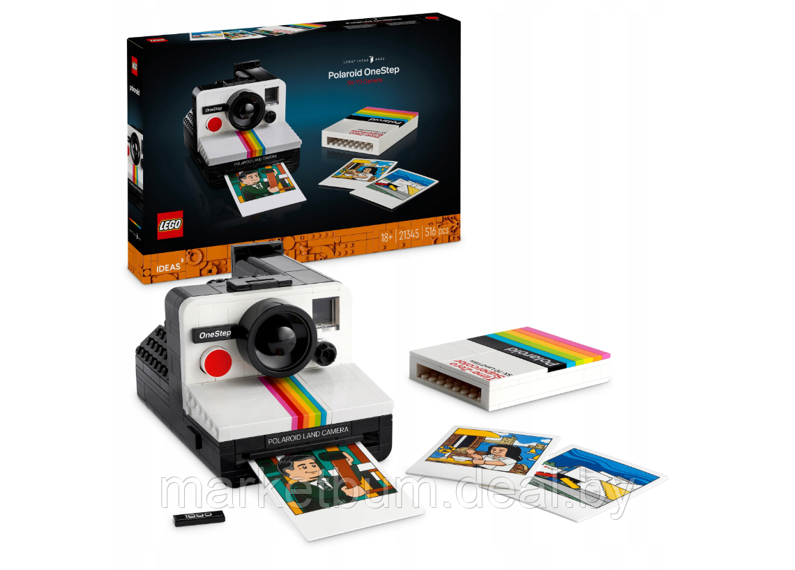 Конструктор LEGO Ideas 21345, Камера Polaroid OneStep SX-70 - фото 1 - id-p223462972