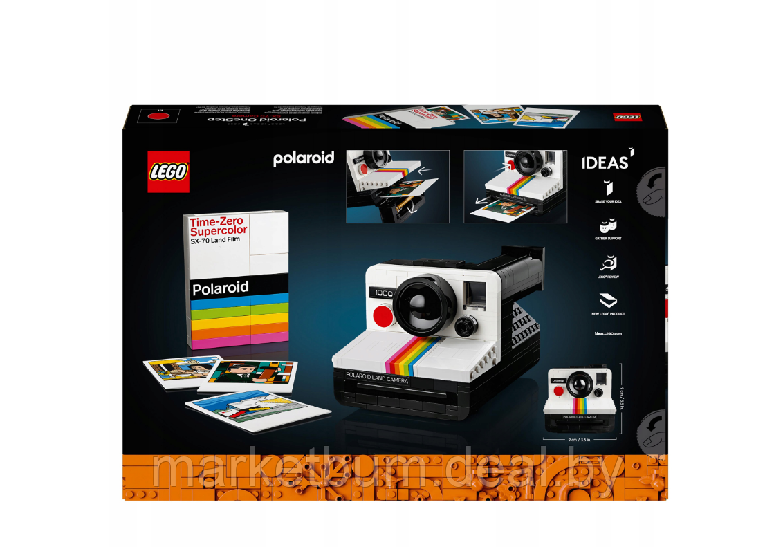 Конструктор LEGO Ideas 21345, Камера Polaroid OneStep SX-70 - фото 3 - id-p223462972