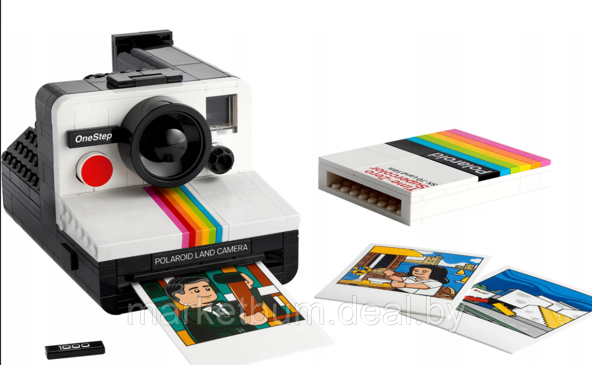 Конструктор LEGO Ideas 21345, Камера Polaroid OneStep SX-70 - фото 4 - id-p223462972