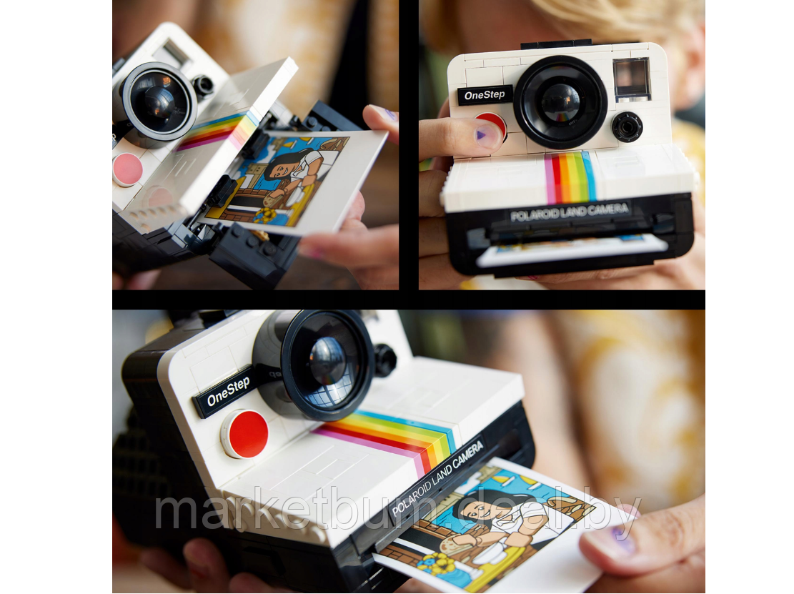 Конструктор LEGO Ideas 21345, Камера Polaroid OneStep SX-70 - фото 8 - id-p223462972