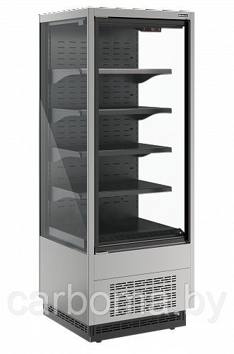 Пристенная холодильная витрина Carboma Cube 2 FC20-07 VV STANDARD X1 0,6-1 (9006-9005) -5...+5