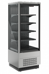Пристенная холодильная витрина Carboma Cube 2 FC20-07 VV STANDARD X1 0,6-1 (0430) INOX -2...+5
