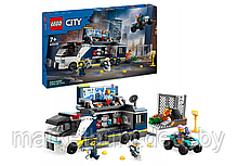 Конструктор LEGO City 60418, Полицейский грузовик с криминальной лабораторией