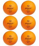 Мяч для настольного тенниса 2* Prestige, оранжевый, 6 шт., коробка, настольный теннис, фото 2