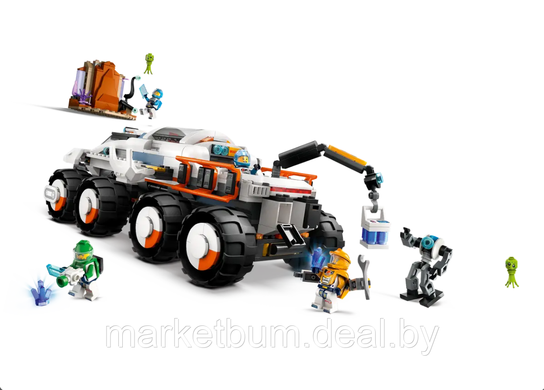 Конструктор LEGO City 60432, Командирская машина с грузовым краном - фото 3 - id-p223467146