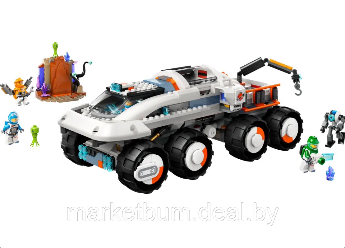 Конструктор LEGO City 60432, Командирская машина с грузовым краном - фото 4 - id-p223467146