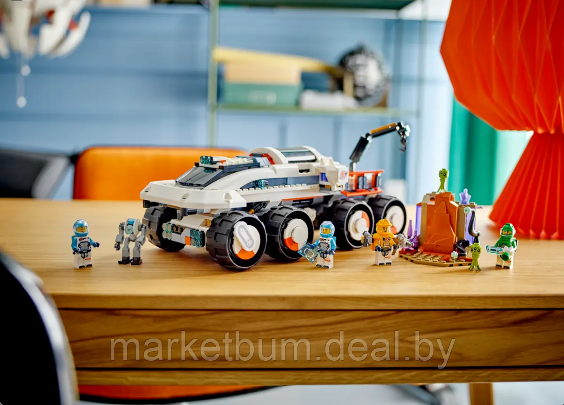 Конструктор LEGO City 60432, Командирская машина с грузовым краном - фото 6 - id-p223467146