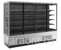 Пристенная холодильная витрина Carboma Cube 2 FC20-07 VV STANDARD X1 2,5-1 (9006-9005) -2...+5
