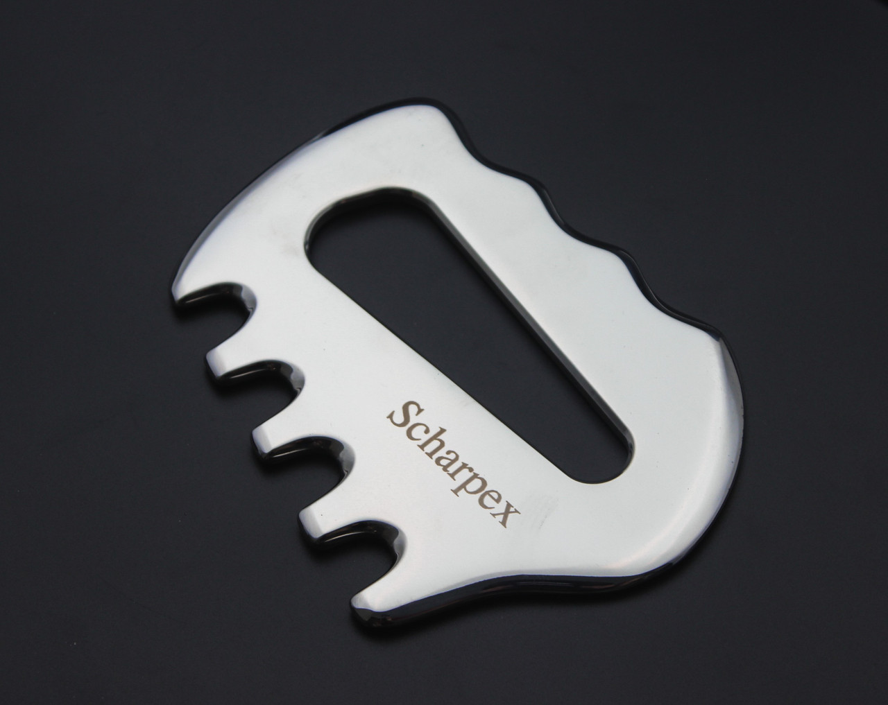 Scharpex IASTM ИММТ инструмент набор целлюлайзер Cкребок Блейд для тела массажер из стали - фото 2 - id-p223476530
