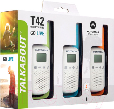 Комплект раций Motorola Talkabout T42 Triple - фото 2 - id-p223474029
